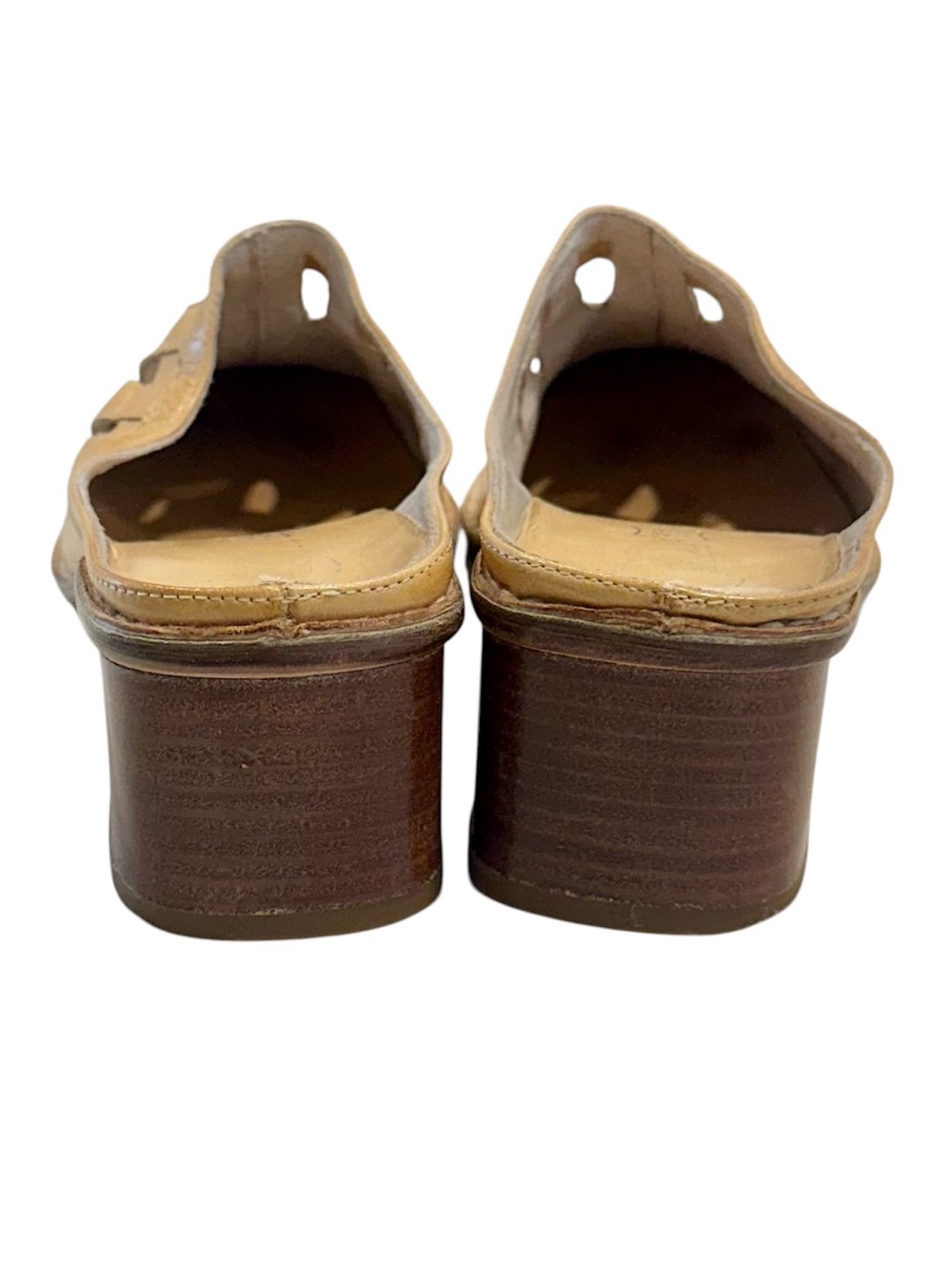 Italian Leather Slip-On Mules in Tan - EU 40 US 9.5 - Picture 5 of 7
